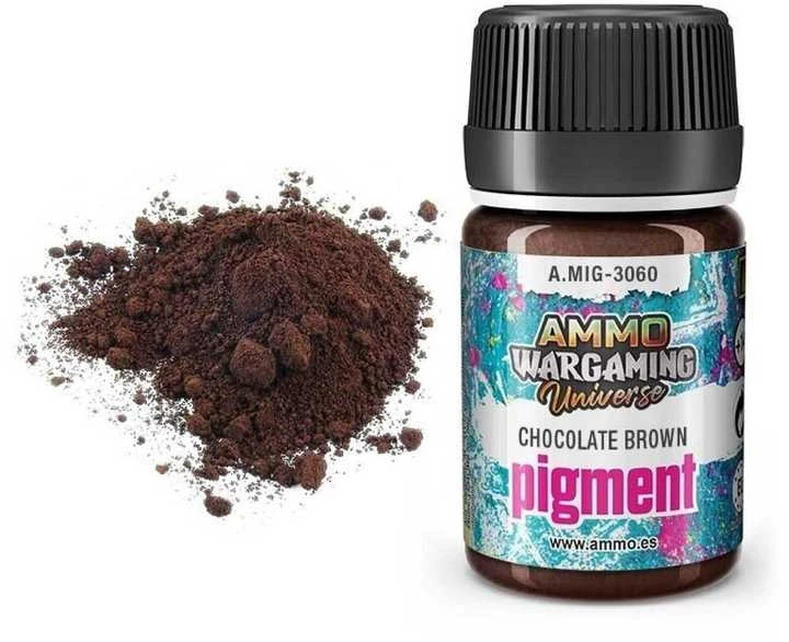 AMMO by MIG Jimenez AMMO by MIG pigmentas Šokolado ruda 35 ml A.MIG-3060 – dioramoms