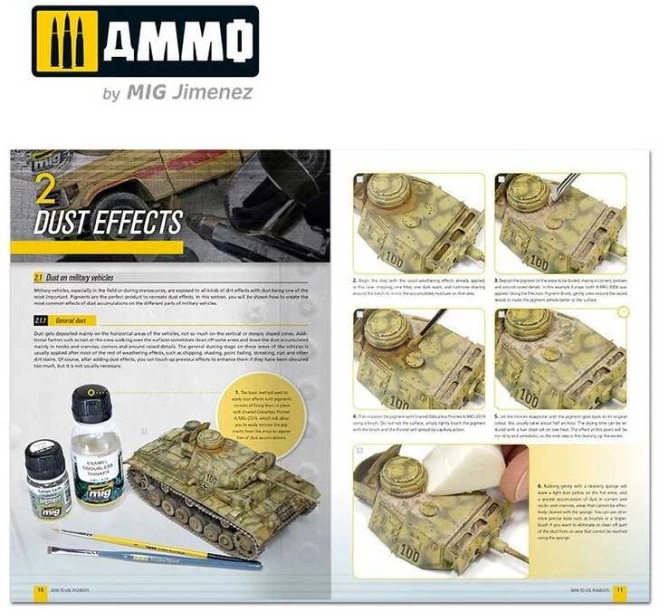AMMO by MIG Jimenez AMMO by MIG Pigmentų naudojimas: anglų k. vadovas modeliavimui, 6293