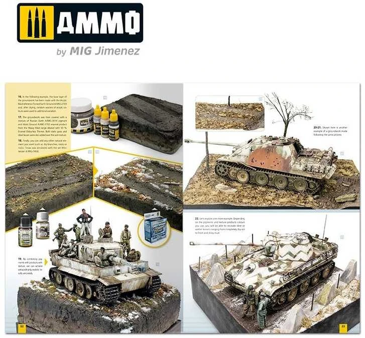 AMMO by MIG Jimenez AMMO by MIG Pigmentų naudojimas: anglų k. vadovas modeliavimui, 6293