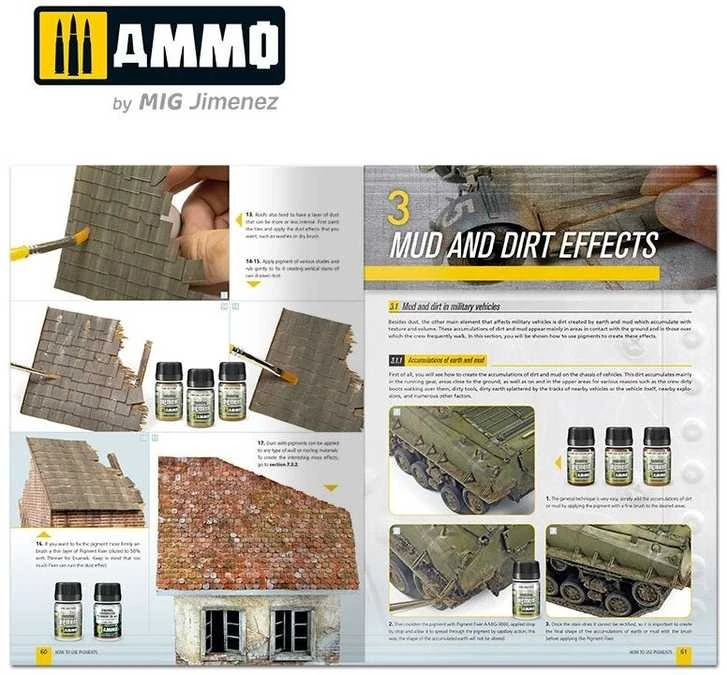 AMMO by MIG Jimenez AMMO by MIG Pigmentų naudojimas: anglų k. vadovas modeliavimui, 6293