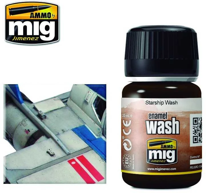 AMMO by MIG Jimenez AMMO by Mig STARSHIP WASH emalio sendinimo ploviklis, 35 ml (A.MIG-1009)