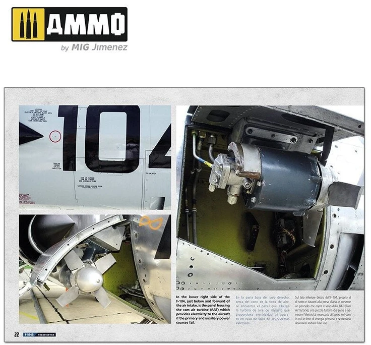 AMMO by MIG Jimenez AMMO F-104G Starfighter vizualinis modeliuotojo gidas, 6004
