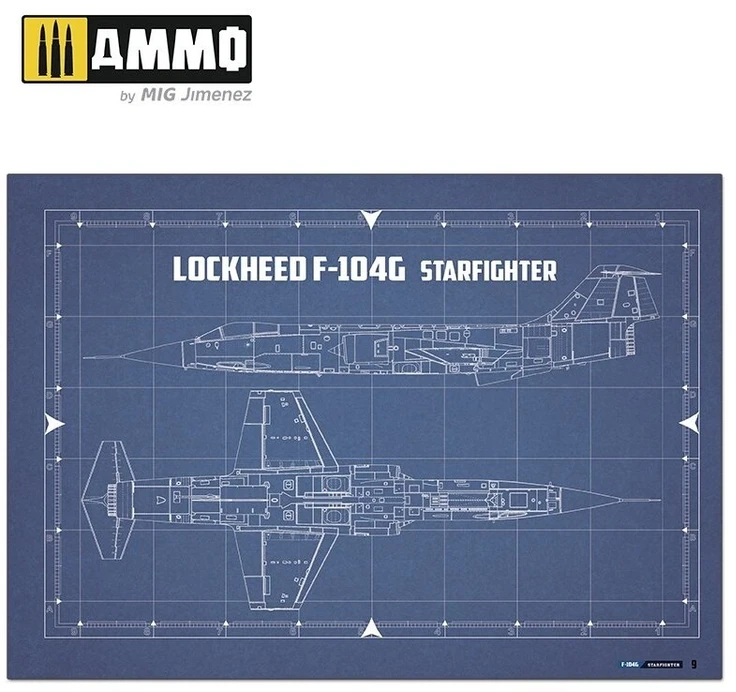 AMMO by MIG Jimenez AMMO F-104G Starfighter vizualinis modeliuotojo gidas, 6004