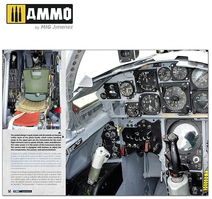 AMMO by MIG Jimenez AMMO F-104G Starfighter vizualinis modeliuotojo gidas, 6004