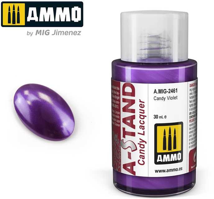 AMMO by MIG Jimenez AMMO MIG A-Stand Candy Violet dažai aerografui 30 ml (2461)
