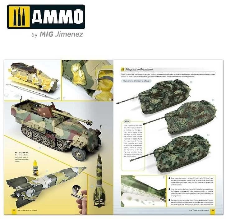 AMMO by MIG Jimenez AMMO MIG aerografo dažymo vadovas anglų k., 179 p.