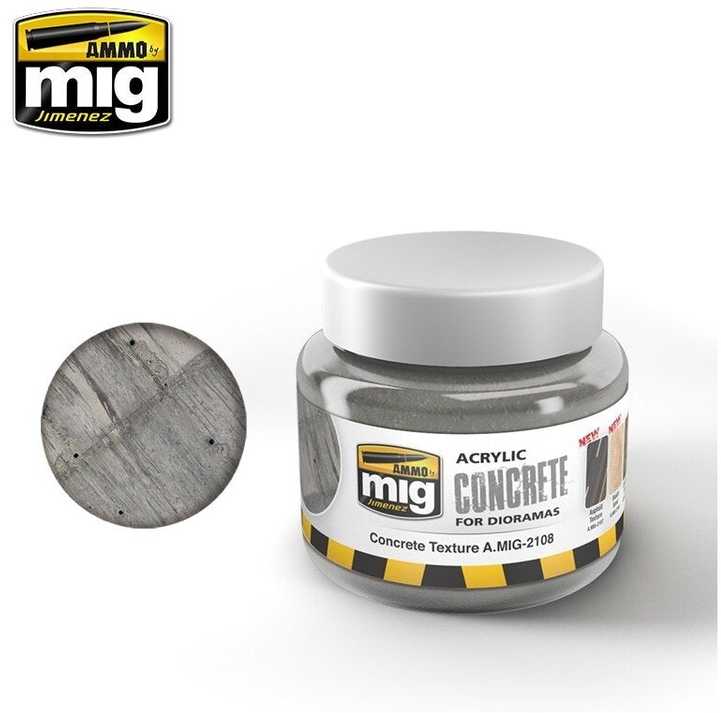 AMMO by MIG Jimenez AMMO MIG akrilinis purvas Concrete – betono tekstūra, 250 ml