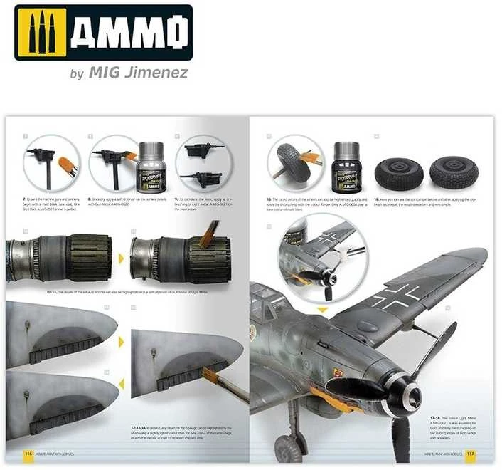 AMMO by MIG Jimenez AMMO MIG akrilinių dažų vadovas modelių dažymui 2.0 (EN)