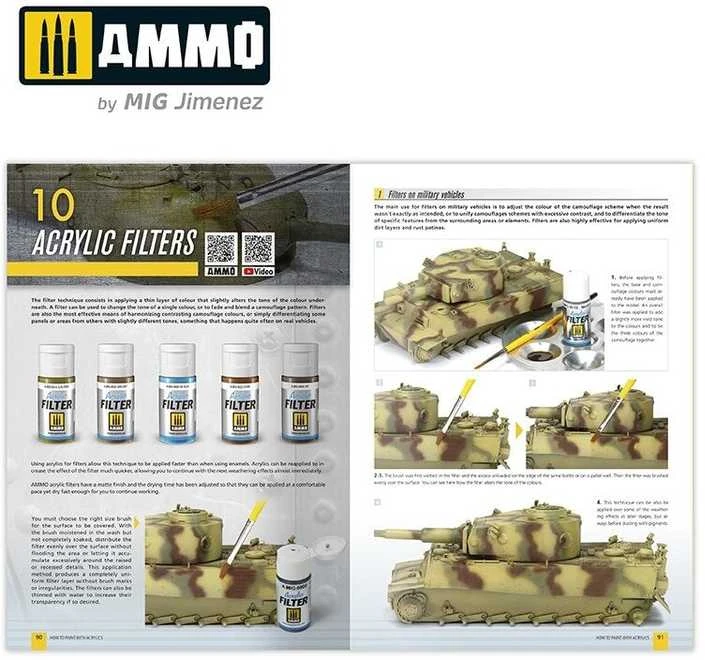 AMMO by MIG Jimenez AMMO MIG akrilinių dažų vadovas modelių dažymui 2.0 (EN)