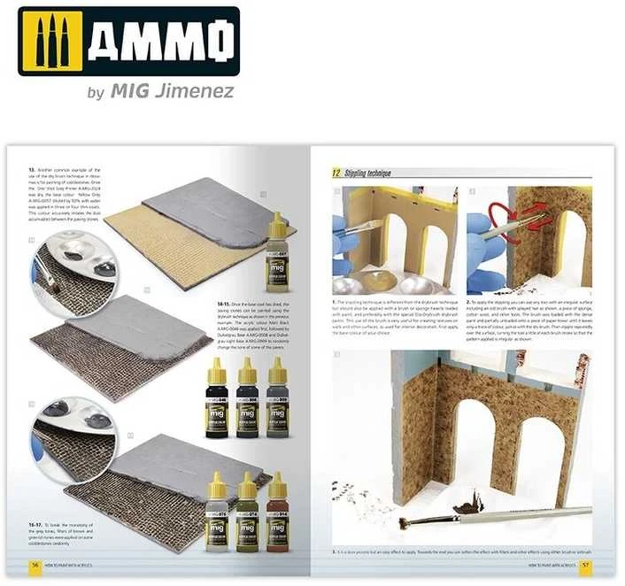 AMMO by MIG Jimenez AMMO MIG akrilinių dažų vadovas modelių dažymui 2.0 (EN)