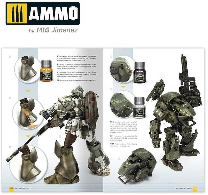 AMMO by MIG Jimenez AMMO MIG akrilinių dažų vadovas modelių dažymui 2.0 (EN)