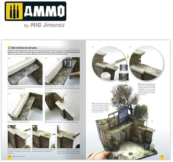 AMMO by MIG Jimenez AMMO MIG akrilinių dažų vadovas modelių dažymui 2.0 (EN)