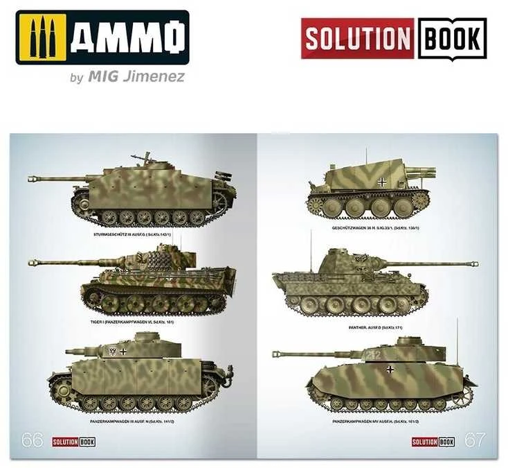 AMMO by MIG Jimenez AMMO MIG: Antrojo PK vokiečių vidurio karo šarvuočių dažymo vadovas 6527