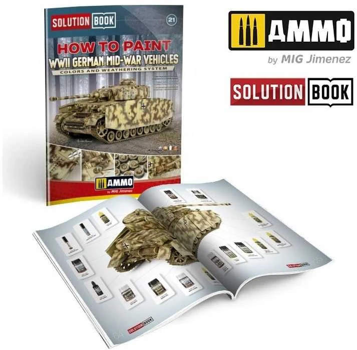 AMMO by MIG Jimenez AMMO MIG: Antrojo PK vokiečių vidurio karo šarvuočių dažymo vadovas 6527
