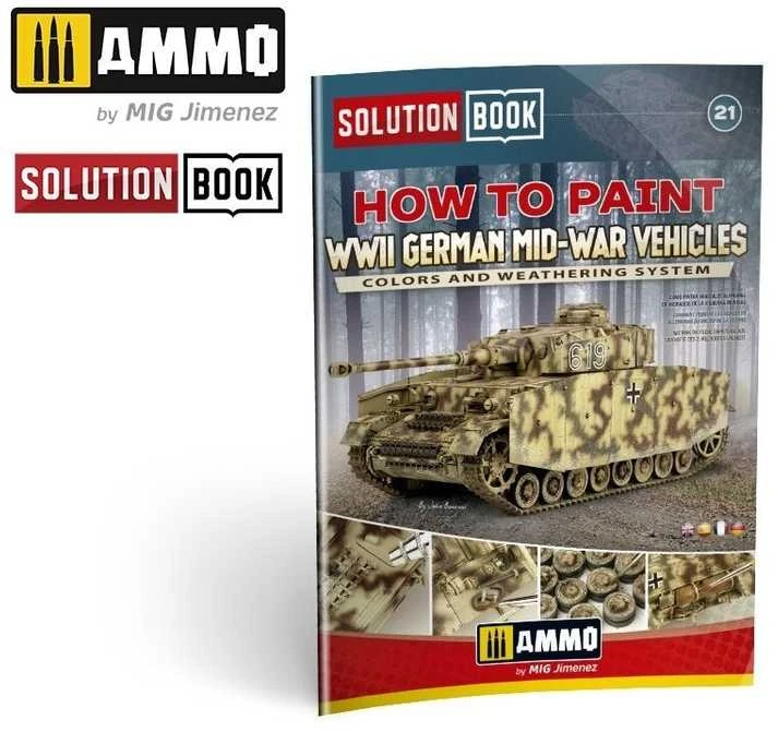 AMMO by MIG Jimenez AMMO MIG: Antrojo PK vokiečių vidurio karo šarvuočių dažymo vadovas 6527
