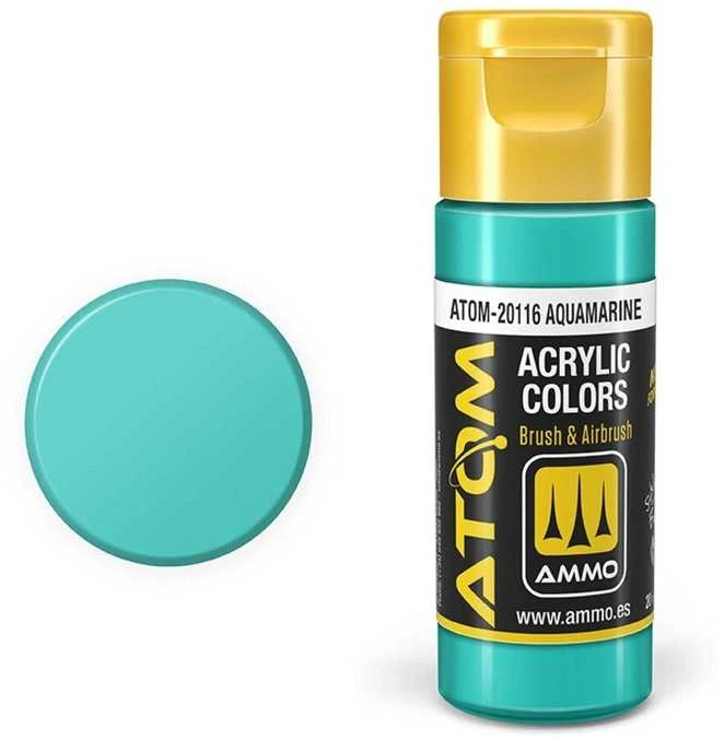 AMMO by MIG Jimenez AMMO MIG ATOM akriliniai dažai Aquamarine 20 ml