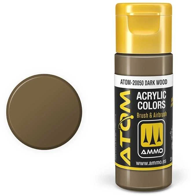 AMMO by MIG Jimenez AMMO MIG ATOM akriliniai dažai Dark Wood 20 ml (20050)