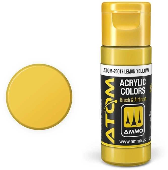 AMMO by MIG Jimenez AMMO MIG ATOM akriliniai dažai Citrininė geltona, 20 ml (20017)
