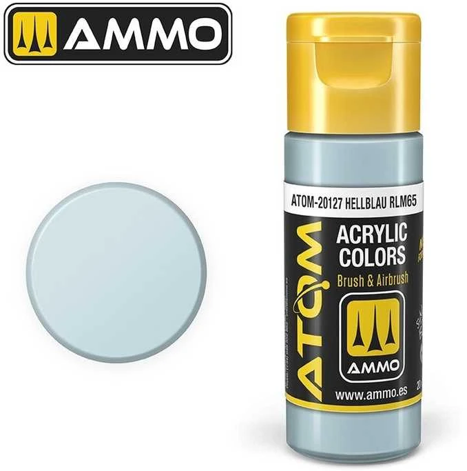 AMMO by MIG Jimenez AMMO MIG ATOM akriliniai dažai RLM65 Hellblau, 20 ml