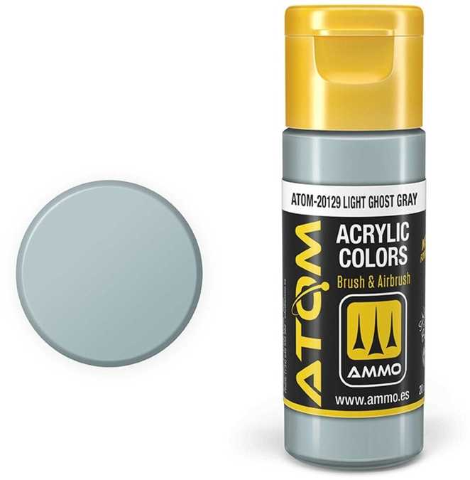 AMMO by MIG Jimenez AMMO MIG ATOM akriliniai dažai Light Ghost Gray 20 ml (20129)