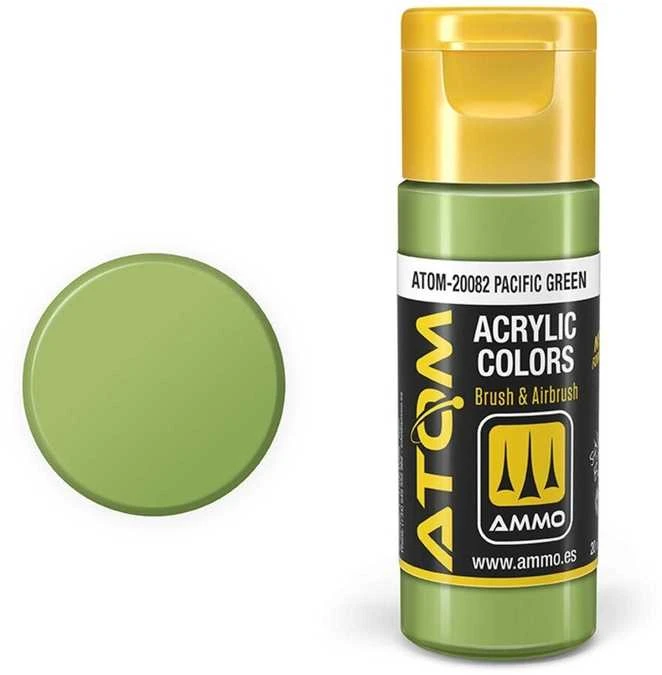 AMMO by MIG Jimenez AMMO MIG ATOM akriliniai dažai Pacific Žalias 20 ml (20082)