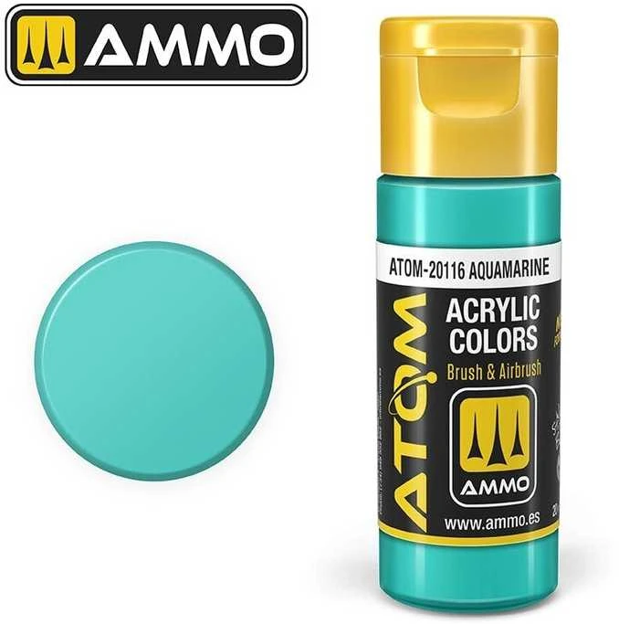 AMMO by MIG Jimenez AMMO MIG ATOM akriliniai dažai Aquamarine 20 ml