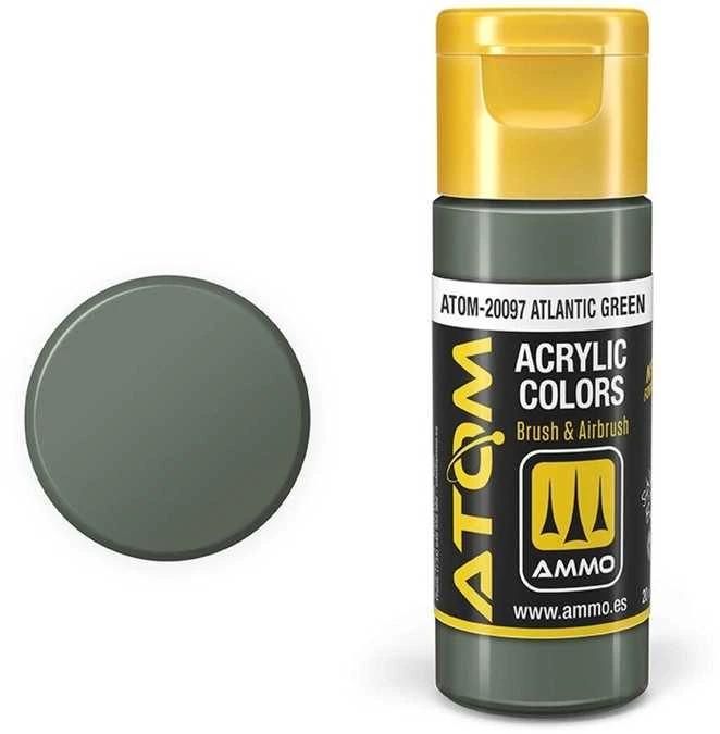AMMO by MIG Jimenez AMMO MIG ATOM akriliniai dažai Atlantinė žalia 20 ml (20097)