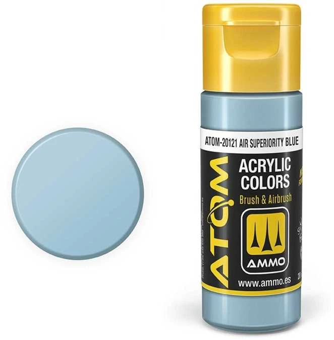 AMMO by MIG Jimenez AMMO MIG ATOM akriliniai dažai Air Superiority Mėlyna, 20 ml (20121)
