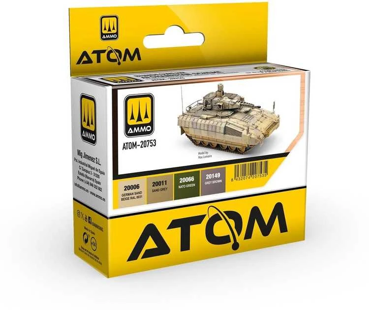 AMMO by MIG Jimenez AMMO MIG ATOM akriliniai dažai Bundesvero Afganistano kamufliažui