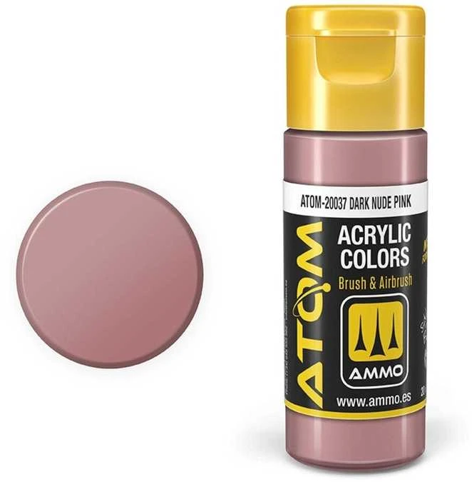 AMMO by MIG Jimenez AMMO MIG ATOM akriliniai dažai Dark Nude Rožinė, 20 ml (20037)