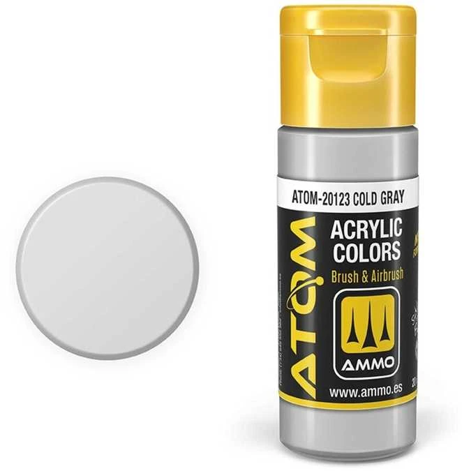 AMMO by MIG Jimenez AMMO MIG ATOM akriliniai dažai Cold Gray 20 ml (20123)