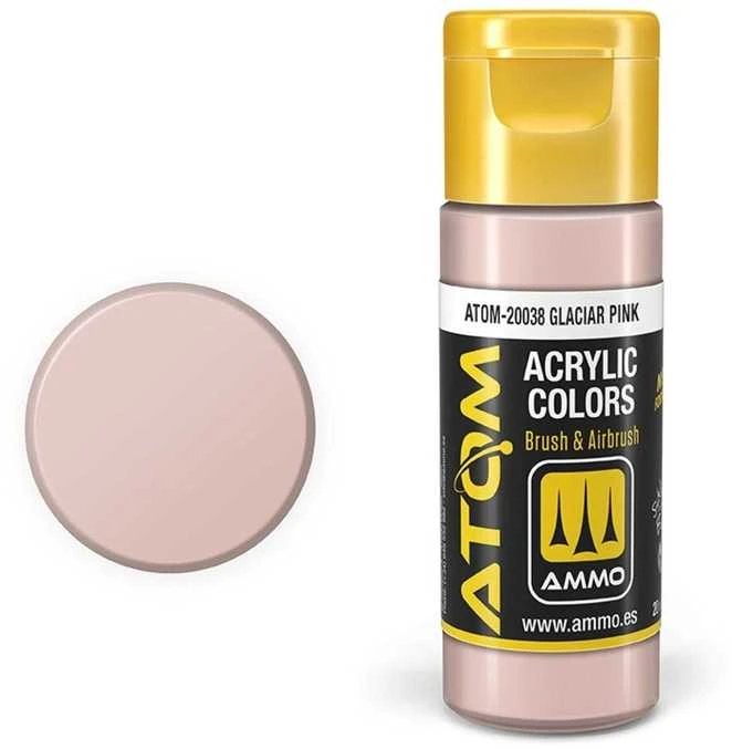 AMMO by MIG Jimenez AMMO MIG ATOM akriliniai dažai Glacier Rožinė 20 ml (20038)