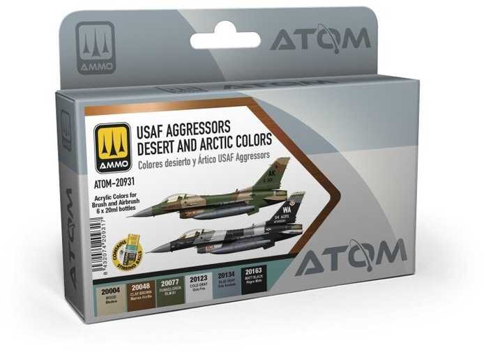 AMMO by MIG Jimenez AMMO MIG ATOM akriliniai dažai USAF Aggressors dykumos ir arkties