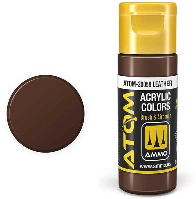 AMMO by MIG Jimenez AMMO MIG ATOM akriliniai dažai Odos (Leather) 20 ml 20058