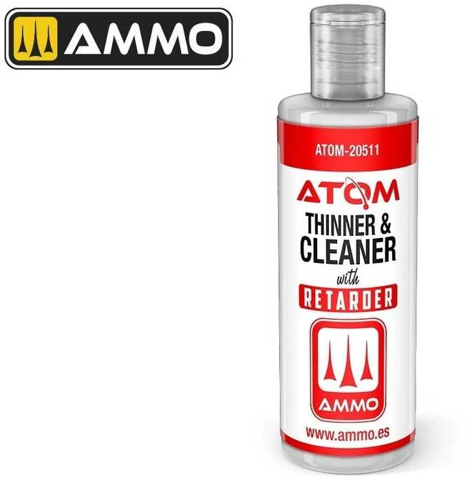 AMMO by MIG Jimenez AMMO MIG ATOM akrilinių dažų skiediklis-valiklis su lėtikliu, 60 ml