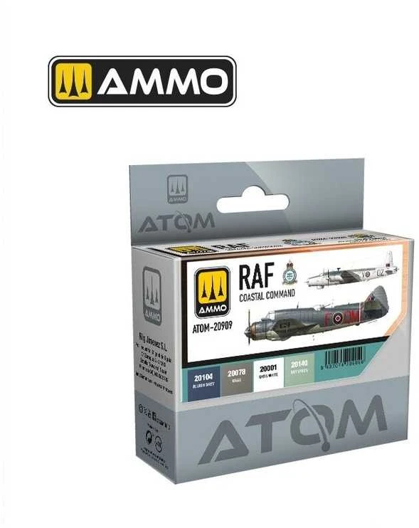AMMO by MIG Jimenez AMMO MIG ATOM akrilinių dažų rinkinys RAF Coastal Command 20909