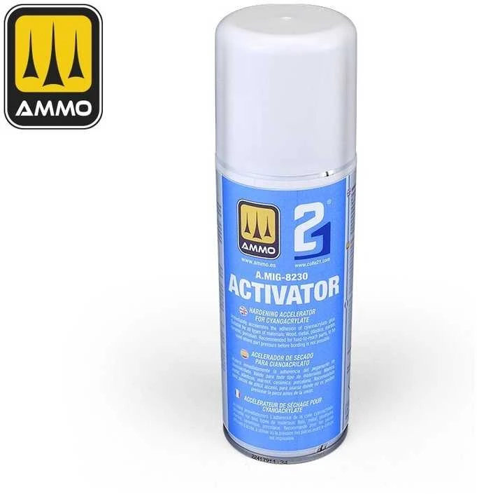 AMMO by MIG Jimenez AMMO MIG CA klijų aktyvatorius 200 ml – kietėjimo greitintuvas (8230)