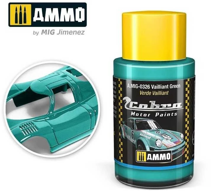 AMMO by MIG Jimenez AMMO MIG Cobra Motor dažai Vailliant Žalias 30 ml (0326)