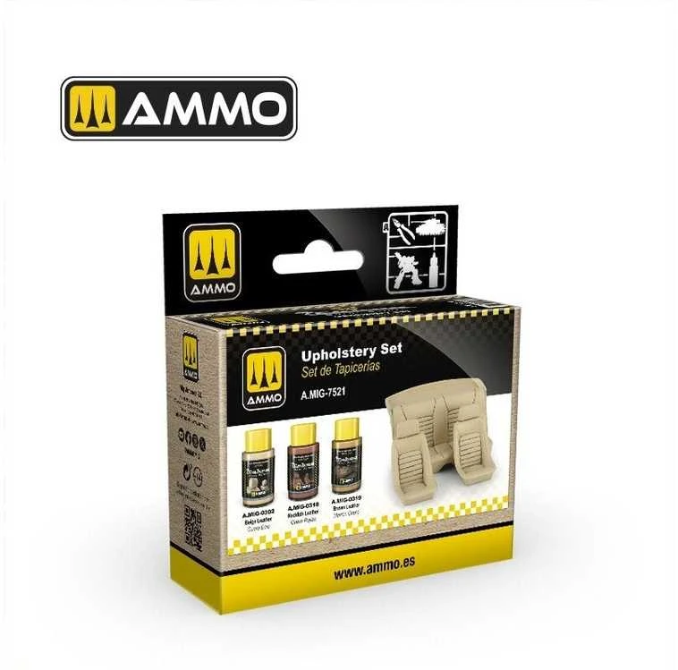 AMMO by MIG Jimenez AMMO MIG Cobra Motor akrilinių dažų rinkinys automobilių salonui