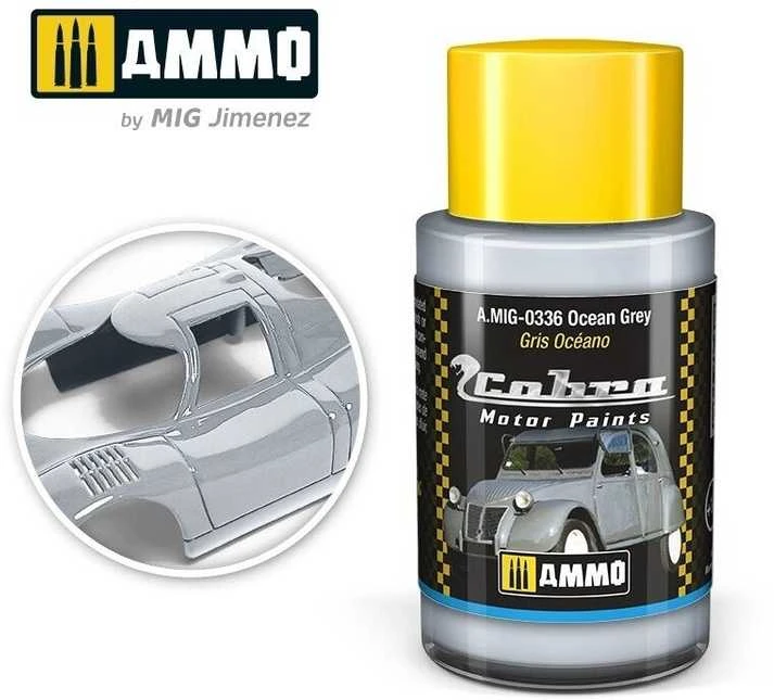 AMMO by MIG Jimenez AMMO MIG Cobra Motor dažai Ocean Pilkas matinis, 30 ml (0336)