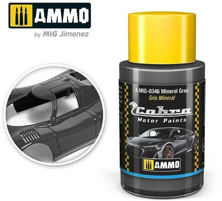 AMMO by MIG Jimenez AMMO MIG Cobra Motor dažai Mineral Grau 30 ml – 0346