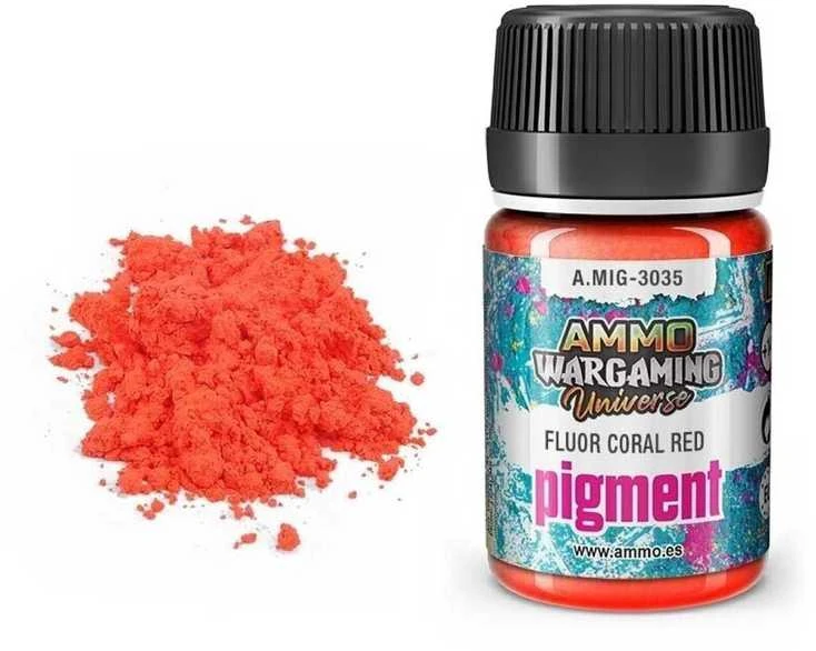 AMMO by MIG Jimenez AMMO MIG Coral Raudona pigmentas modeliavimui 35 ml A.MIG-3035