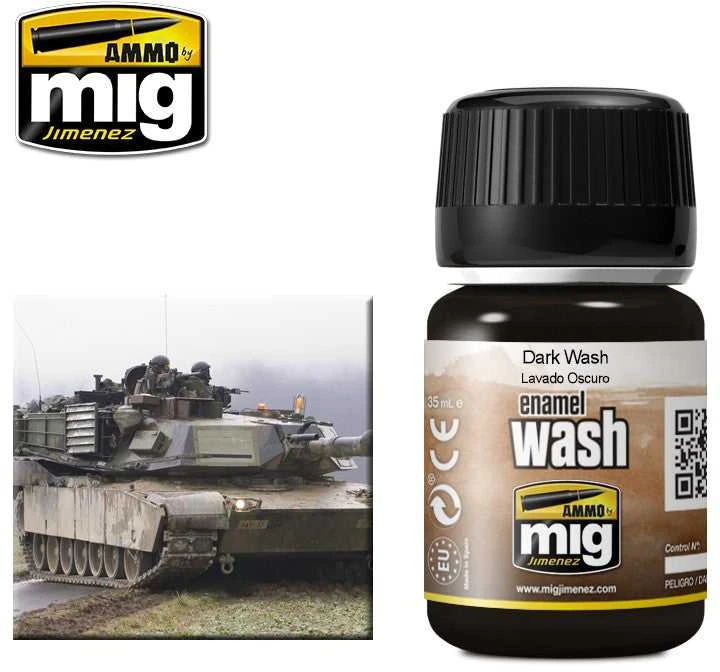 AMMO by MIG Jimenez AMMO MIG Dark Wash sendinimo emalė NATO kamufliažui 35 ml