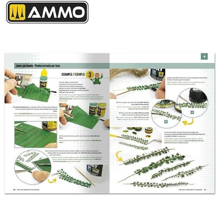 AMMO by MIG Jimenez AMMO MIG dioramų augmenijos vadovas (dvikalbė knyga) 6254