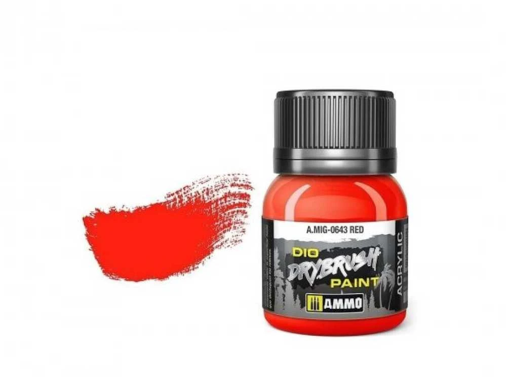 AMMO by MIG Jimenez AMMO MIG DRYBRUSH dažai raudona 40 ml (0643)