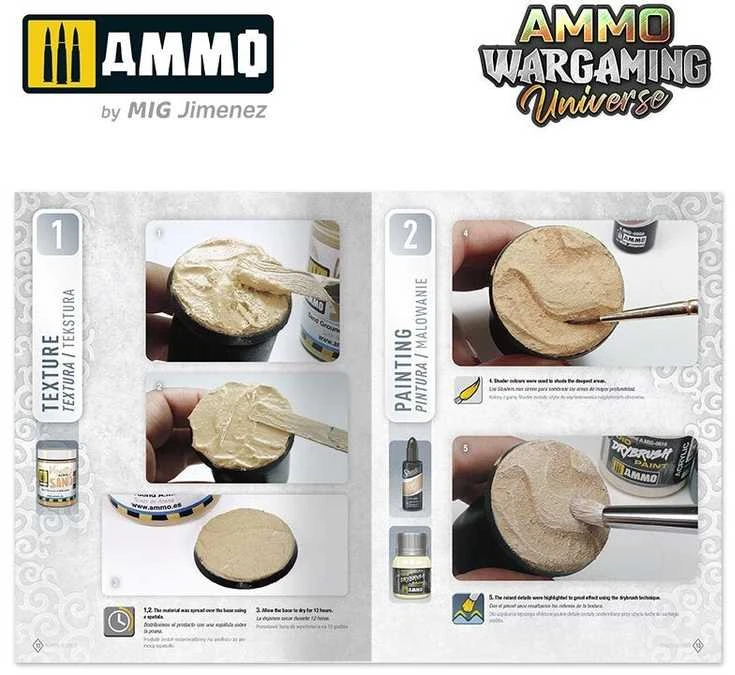 AMMO by MIG Jimenez AMMO MIG dykumų dioramų vadovas „Remote Deserts“, 28 psl.