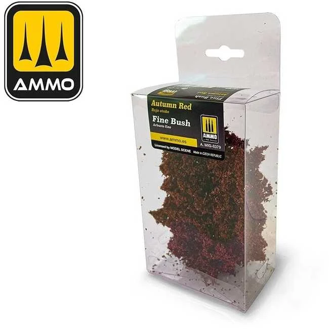 AMMO by MIG Jimenez AMMO MIG Fine Bush Rudeninė raudona 8379 – smulkūs krūmai dioramoms