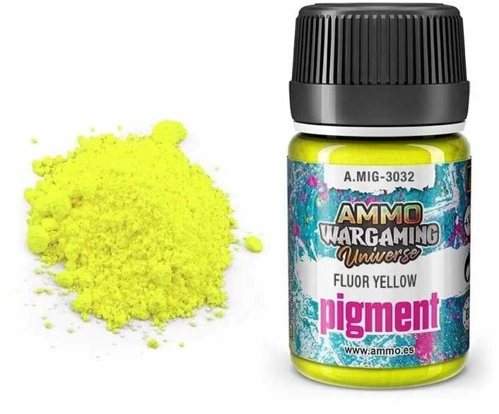 AMMO by MIG Jimenez AMMO MIG fluorescencinis geltonas pigmentas 35 ml (3032)
