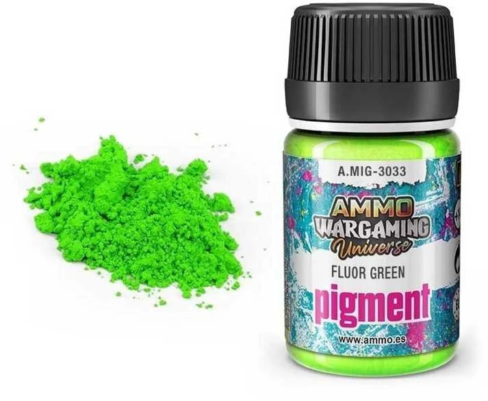 AMMO by MIG Jimenez AMMO MIG Fluorescencinis žalias pigmentas 35 ml (3033)