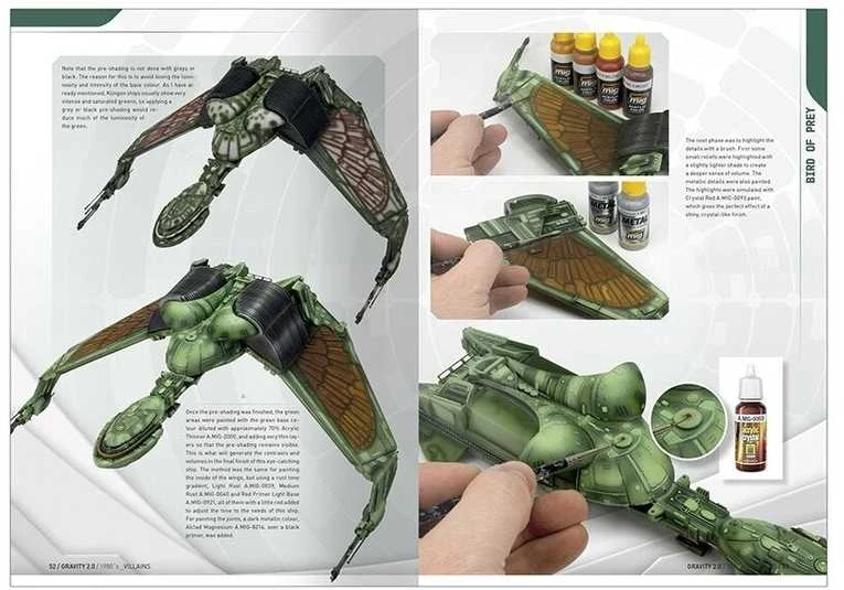 AMMO by MIG Jimenez AMMO MIG GRAVITY 2.1: 80‑ųjų sci‑fi piktadariai – modeliavimo vadovas (EN)